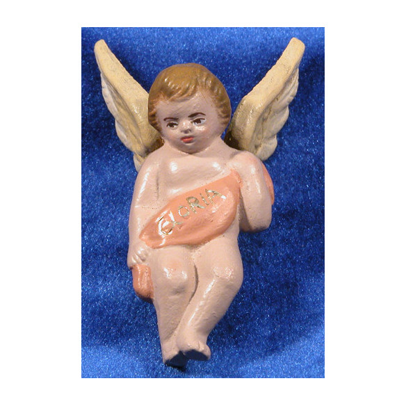 Angel 12 cm clay painted Figuralia