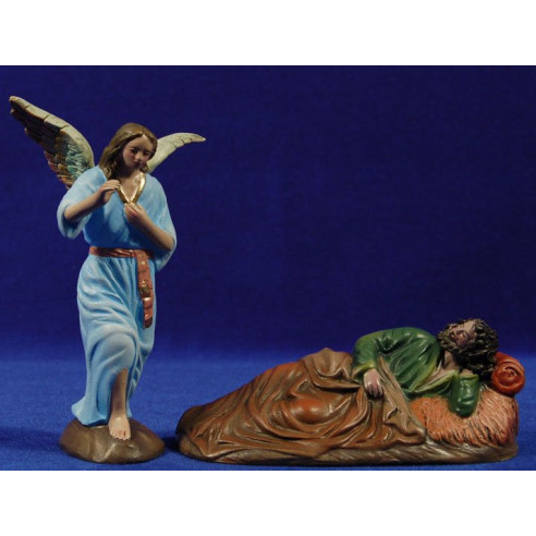 Somni de St Josep 16 cm fang pintat Figuralia