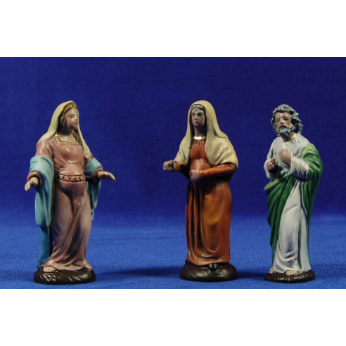 Visitació 9 cm fang pintat Figuralia