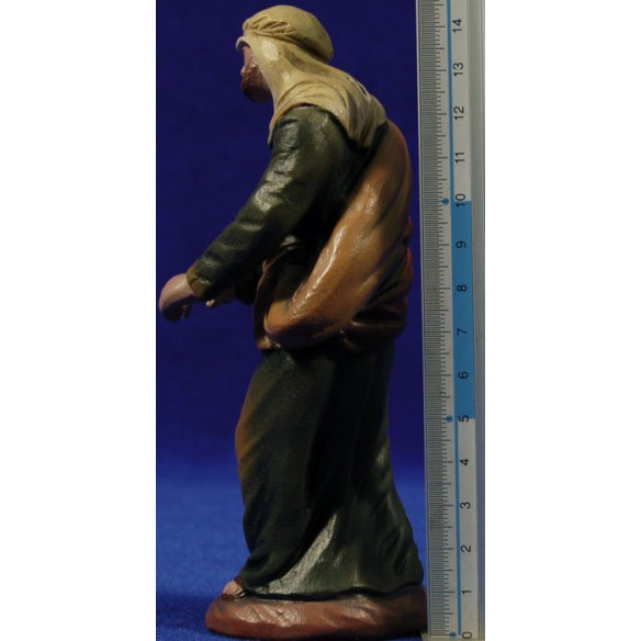 Laboratorio di Nazareth 16 cm terracotta dipinte Figuralia