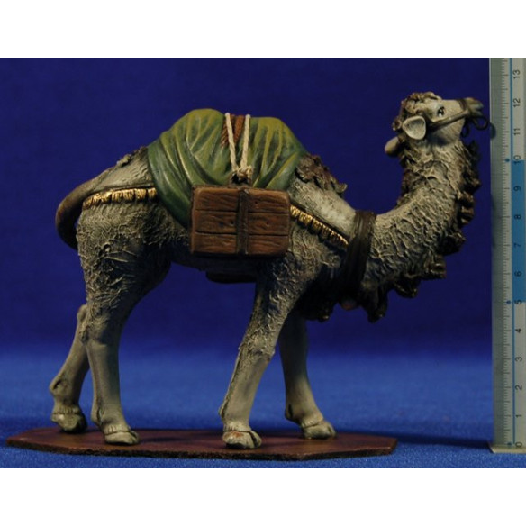 Camel 12 cm clay painted Figuralia