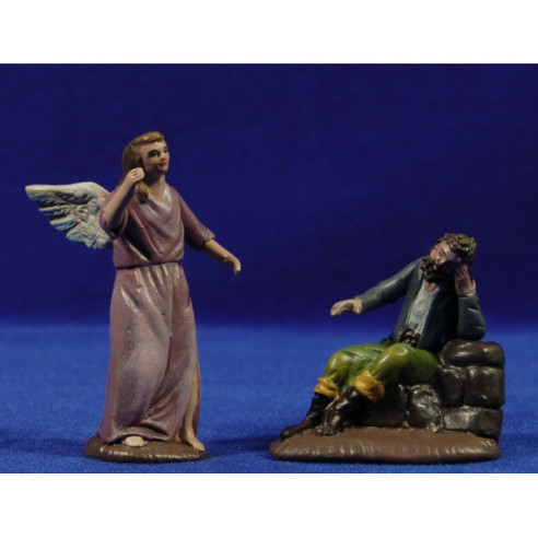 Somni de St Josep 7 cm fang pintat Figuralia