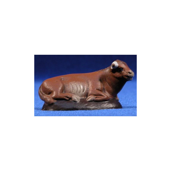 Cow 7 cm clay painted Figuralia
