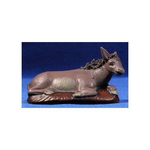 Mule 12 cm clay painted Figuralia
