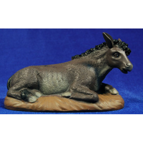 Mule 18 cm clay painted Figuralia