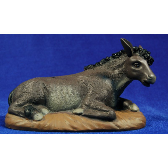 Mule 18 cm clay painted Figuralia