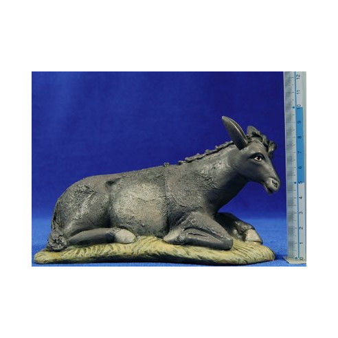 Mule 18 cm clay painted Figuralia