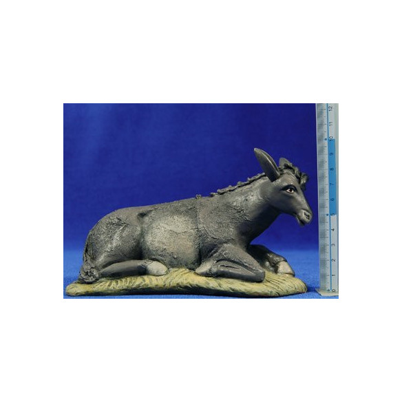 Mule 18 cm clay painted Figuralia
