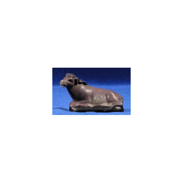 Mule 7 cm clay painted Figuralia