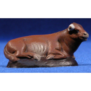 Bou 7 cm fang pintat Figuralia