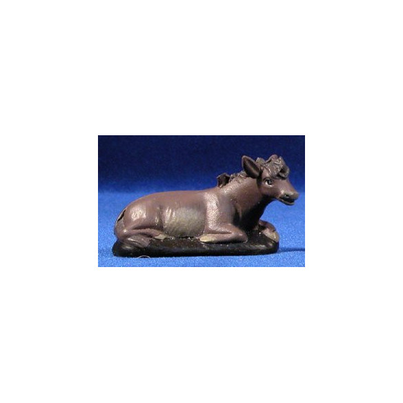 Mule 9 cm clay painted Figuralia