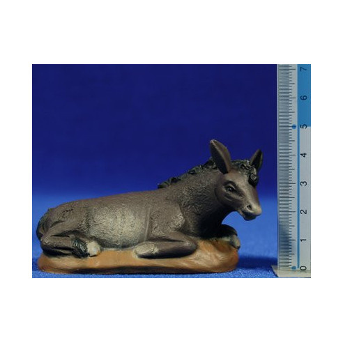Mule 9 cm clay painted Figuralia