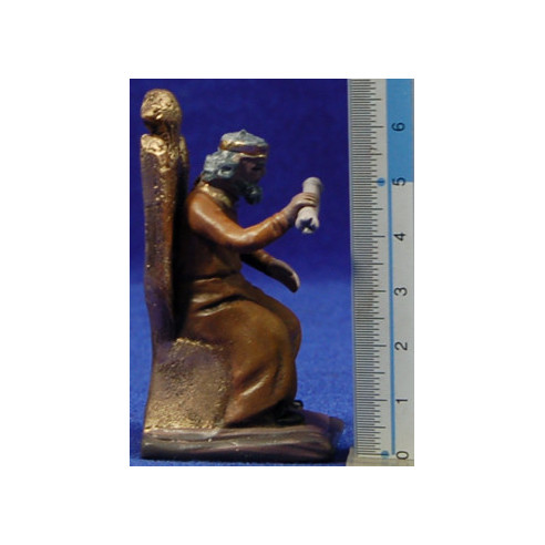 Erode seduto 8 cm terracotta dipinte Figuralia