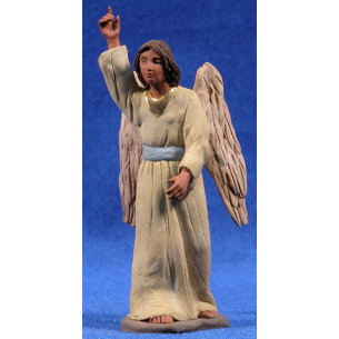 Angelo 12 cm terracotta dipinte Delgado