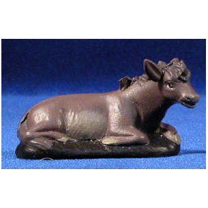 Mula 9 cm barro pintado Figuralia