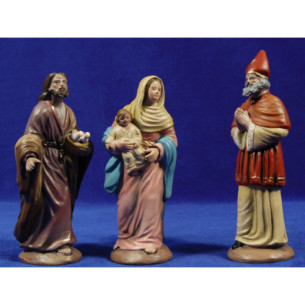Presentazione al Tempio 16 cm terracotta dipinte Figuralia
