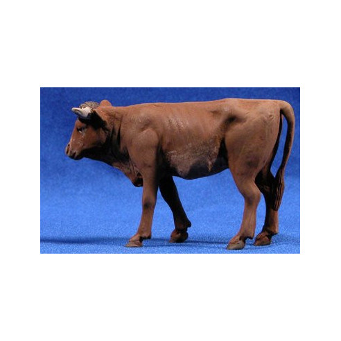 Cow 15 cm clay painted Delgado