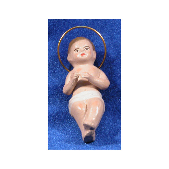 Niño Jesús 16 cm barro pintado Figuralia