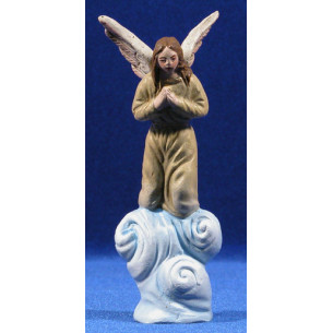 Angel 16 cm clay painted Figuralia