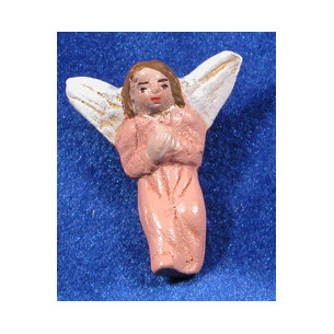 Ángel 7 cm barro pintado Figuralia