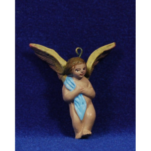 Ángel 9 cm barro pintado Figuralia
