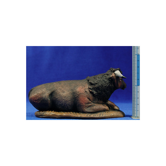 Bue 18 cm di terracotta dipinte Figuralia