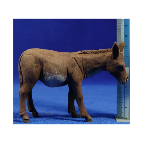 Mule 12 cm clay painted Delgado