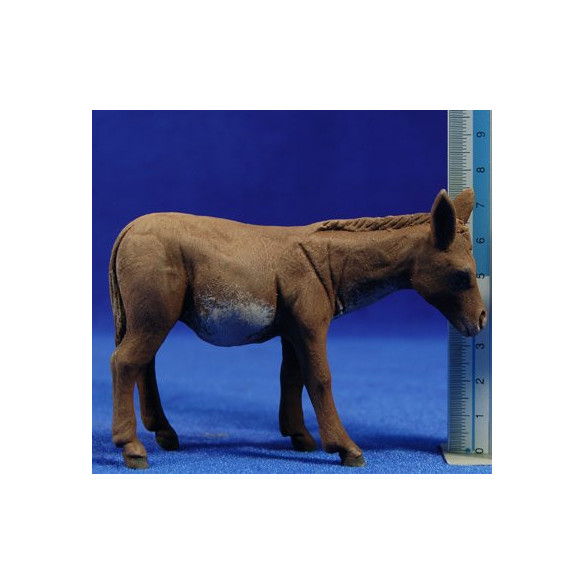 Mule 12 cm clay painted Delgado