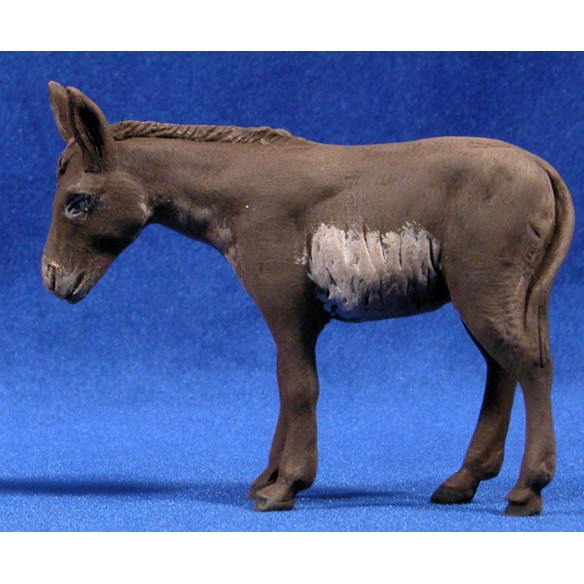 Mule 15 cm clay painted Delgado