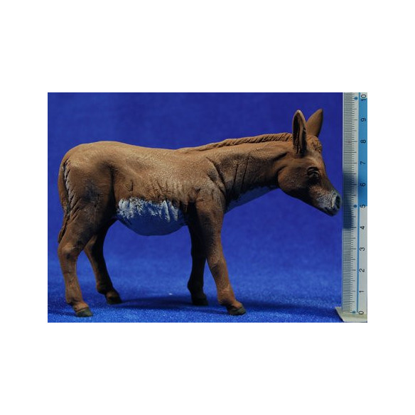 Mule 15 cm clay painted Delgado