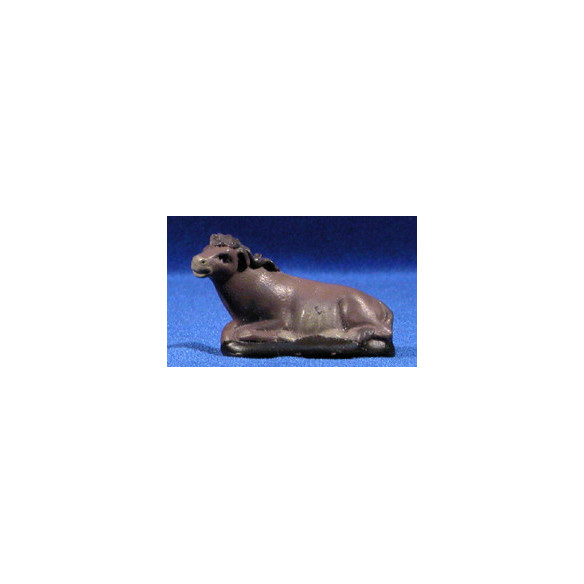 Mule 7 cm clay painted Figuralia