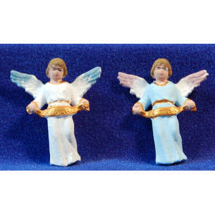 Engel 5,5 cm clay painted