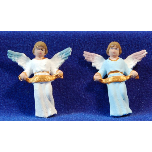 Engel 5,5 cm clay painted