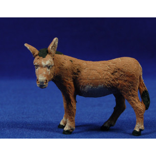 Donkey 11 cm clay painted m2