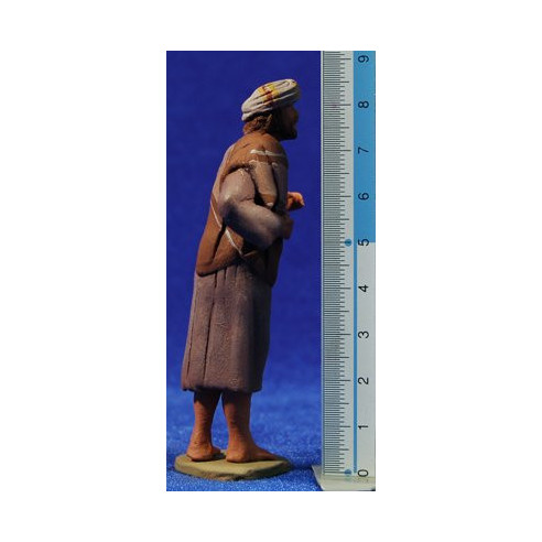 Nacimiento hebreo de pie 8 cm barro pintado Delgado