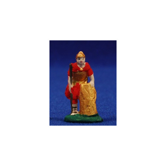 Romano lancia 3 cm terracotta dipinte