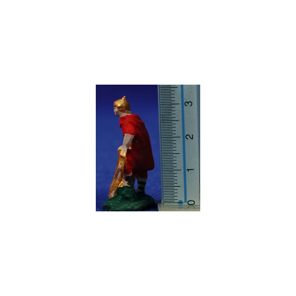 Romano lancia 3 cm terracotta dipinte