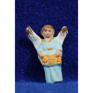 Angel 3 cm barro pintado