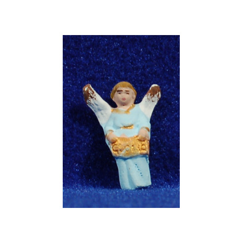 Angel 3 cm barro pintado