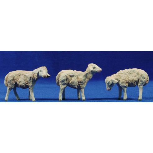 Cordero 12 cm barro pintado Hermanos Cerrada