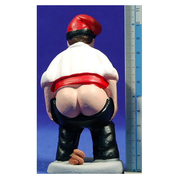 Caganer catalan 14 cm barro pintado