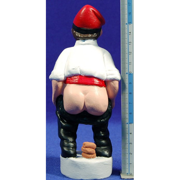 Cagasutt catalano 18 cm terracotta dipinte