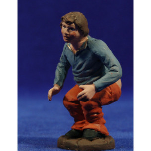 Caganer 12 cm barro pintado