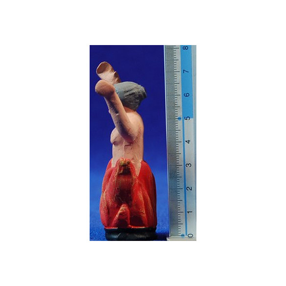 Alma del purgatorio 8 cm barro pintado