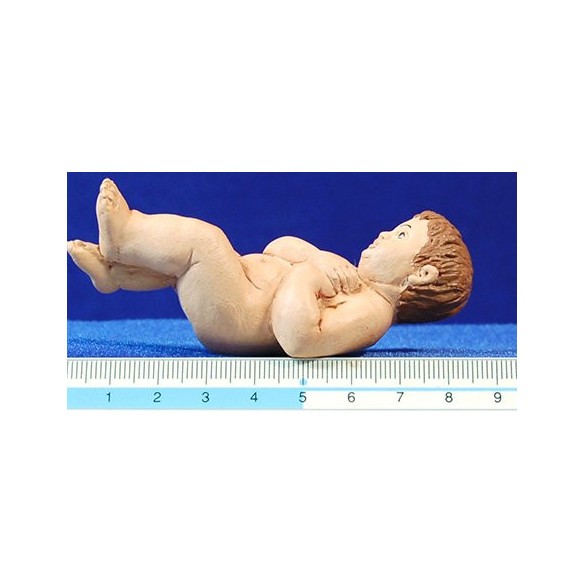 Baby Jesus 30-32 cm clay painted