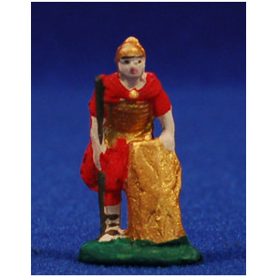 Romano lancia 3 cm terracotta dipinte