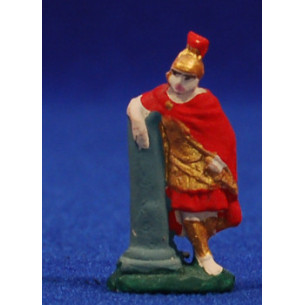 Roman centurion 3 cm clay painted