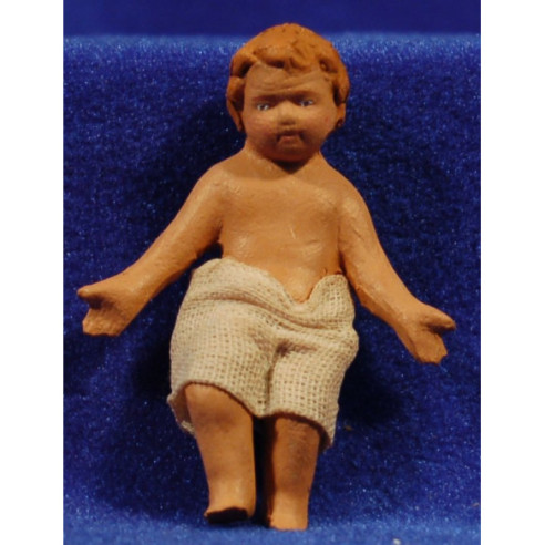 Baby Jesus M2 20 cm clay painted