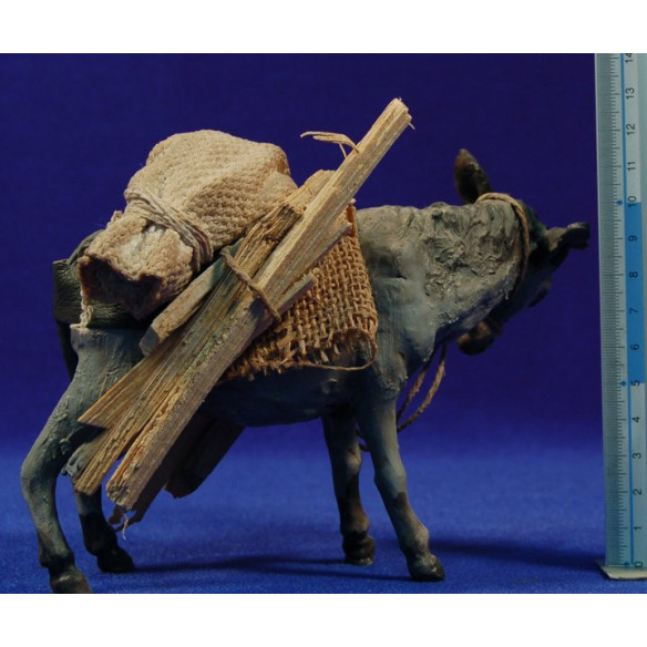 Donkey  M2 14 cm clay painted