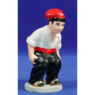 Caganer catalan 14 cm barro pintado